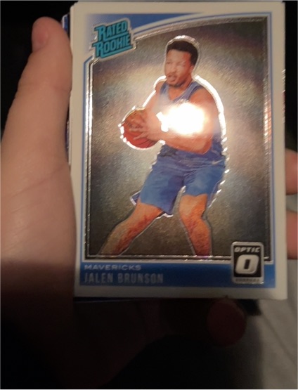 2018-19 Donruss Optic #179 Jalen Brunson — front