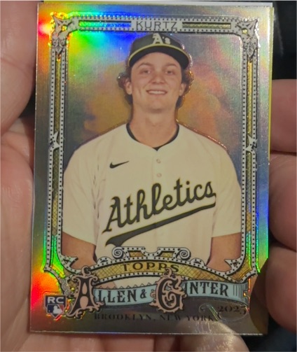 2025 Topps Allen & Ginter #296 Nick Kurtz — front