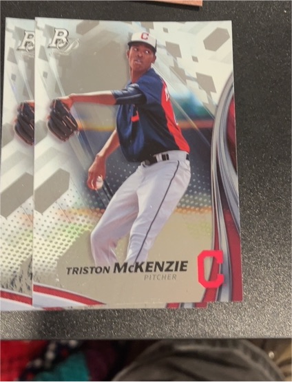 2017 Bowman Platinum Top Prospects #TP-TM Triston McKenzie — front