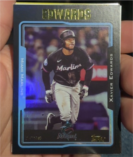 2025 Topps Archives #289 Xavier Edwards — front