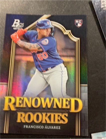 2023 Bowman Platinum Renowned Rookies #RR-2 Francisco Alvarez — front