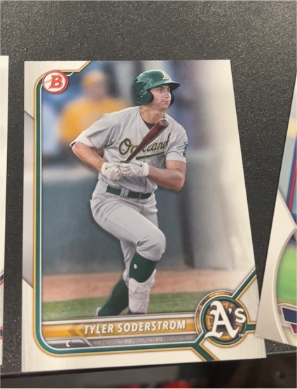 2022 Bowman Prospects #BP-41 Tyler Soderstrom — front