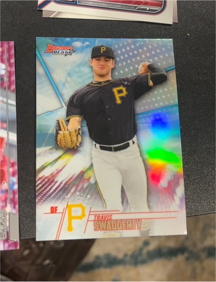 2018 Bowman's Best Top Prospects #TP-20 Travis Swaggerty — front