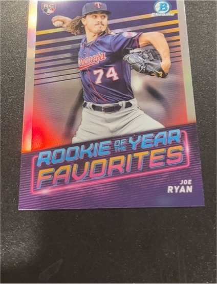 2022 Bowman Chrome Rookie of the Year Favorites #ROYF-13 Joe Ryan — front