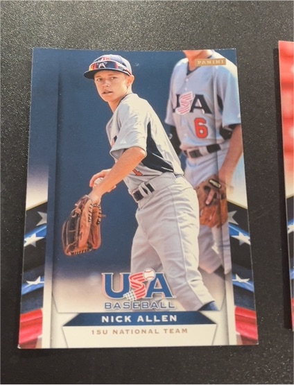 2013 Panini USA Baseball Nick Allen 15U National Team — front