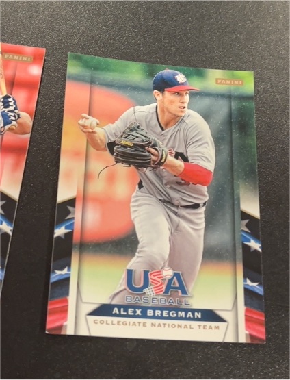 2013 Panini USA Baseball #4 Alex Bregman Collegiate National Team — front