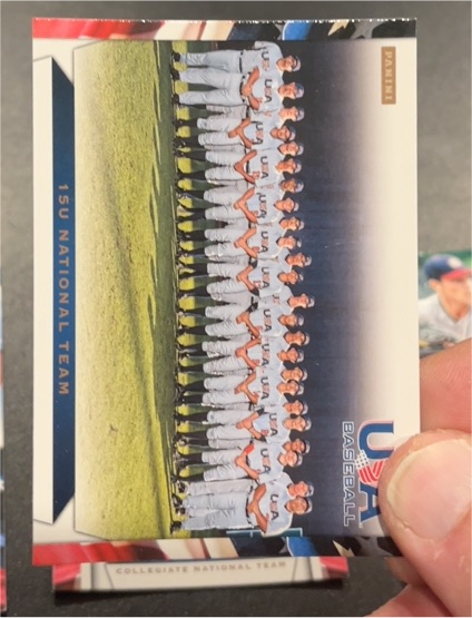 2013 Panini USA Baseball 15U National Team Team Photo — front