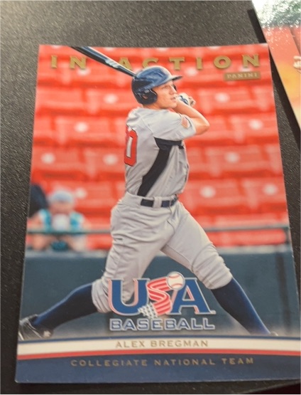 2013 Panini USA Baseball In Action #6 Alex Bregman — front