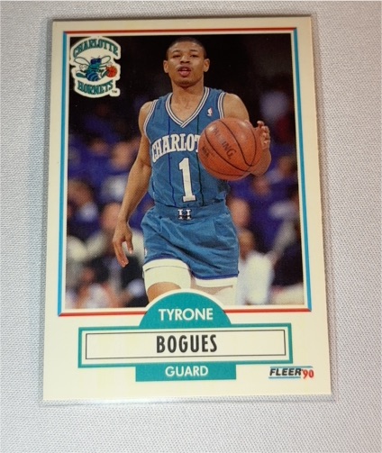 1990-91 Fleer #16 Tyrone Bogues — front