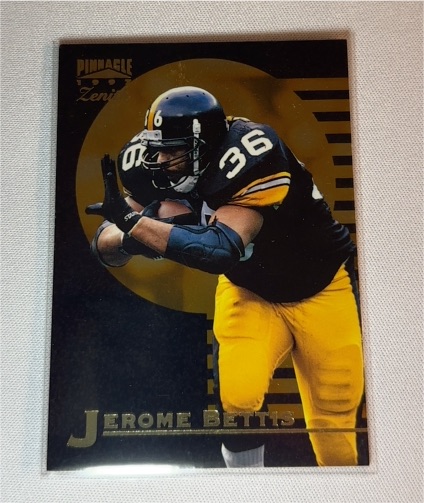 1997 Pinnacle Zenith #34 Jerome Bettis — front