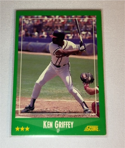 1988 Score #390 Ken Griffey Atlanta Braves — front