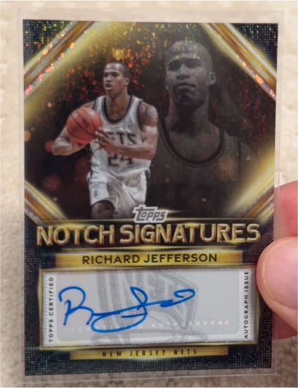 2025-26 Topps Notch Signatures #TNS-RJ Richard Jefferson — front