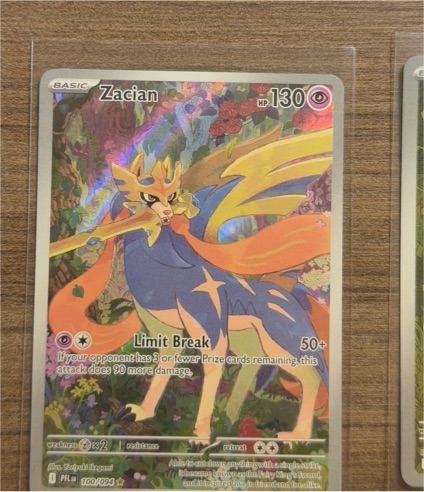 2020 Pokémon #100 Zacian — front