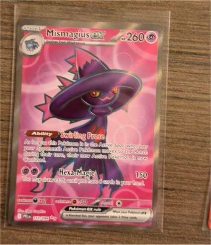 2012 Pokémon ME02 #112 Mismagius EX Phantasmal Flames — front