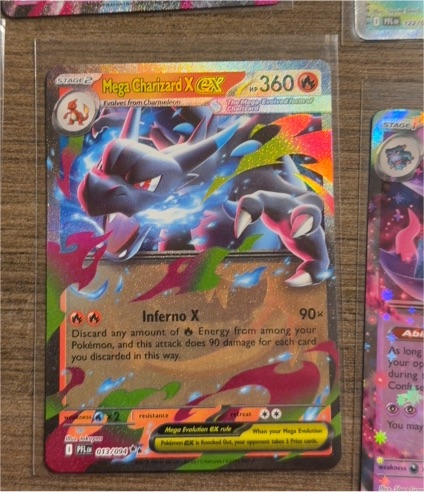 2025 Pokémon Mega Charizard X ex #013/094 — front