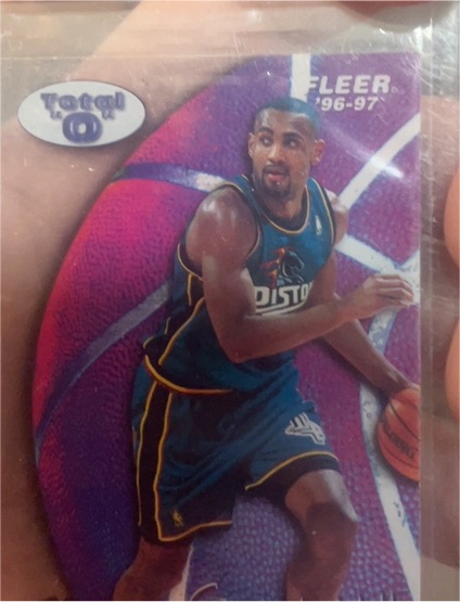 1996-97 Fleer Total O #1 Grant Hill — front