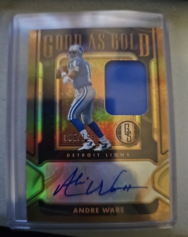 2024 Panini Gold Standard #GAG-AWE Andre Ware — front