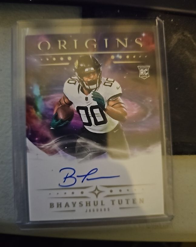 2025 Panini Origins #RA-BTU Bhayshul Tuten — front