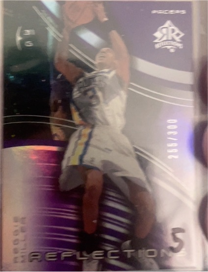 2003 Upper Deck Triple Dimensions Reflections Amethyst #5 Glenn Robinson — front