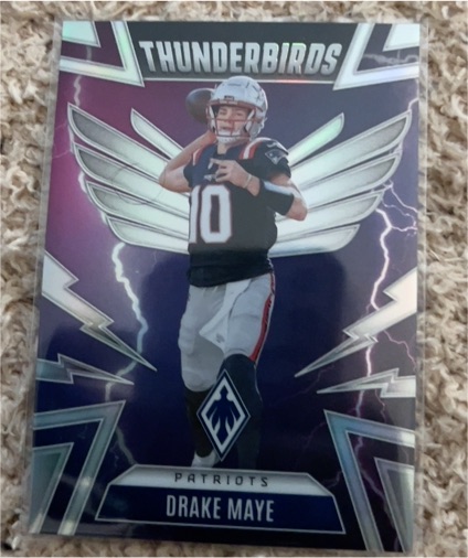 2025 Panini Phoenix #35 Drake Maye Thunderbirds — front