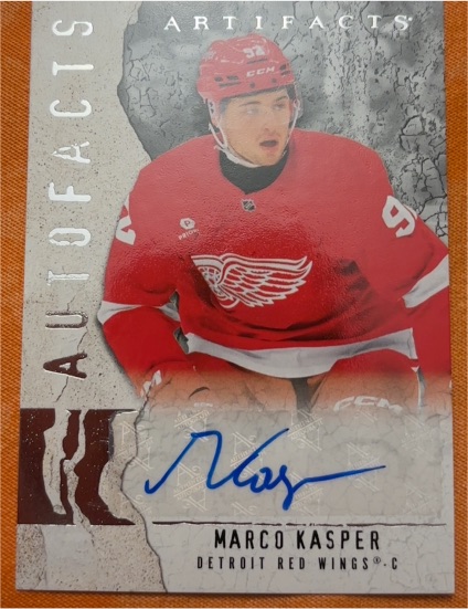 2025-26 Upper Deck Artifacts Autofacts #AF-MK Marco Kasper — front
