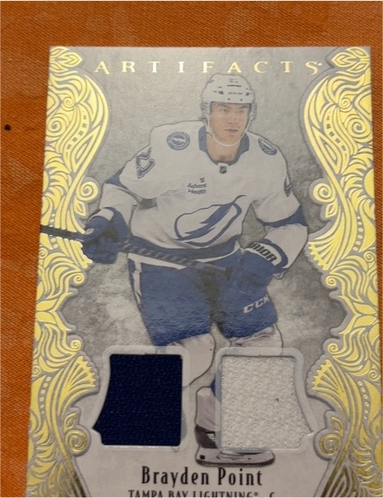 2025-26 Upper Deck Artifacts Dual Jersey Brayden Point — front