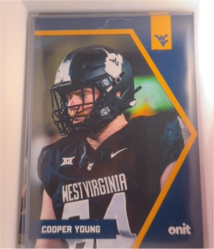 2023 Onit West Virginia #Cooper Young — front