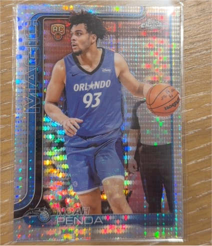 2025-26 Topps Chrome #282 Noah Penda — front