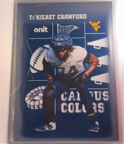 2025 Onit Campus Colors #CC Ty'kieast Crawford — front