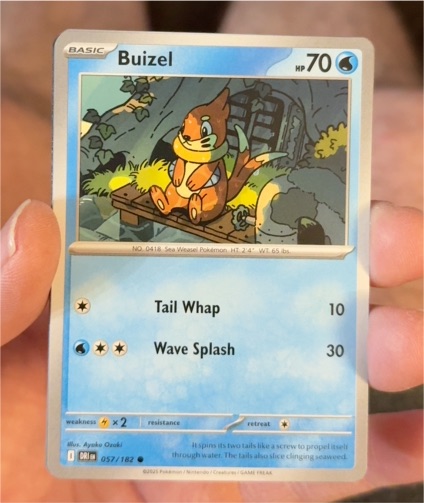 2025 Pokemon Scarlet & Violet Destined Rivals #057 Buizel — front