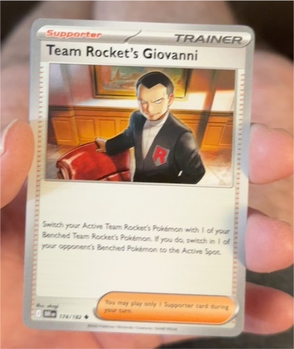2023 Pokémon S&V: Destined Rivals #174 Team Rocket's Giovanni — front