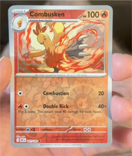 2022 Pokémon SV10: Destined Rivals #041 Combusken — front