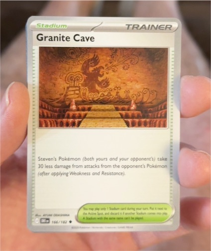 2023 Pokémon SV10: Destined Rivals #166 Granite Cave — front