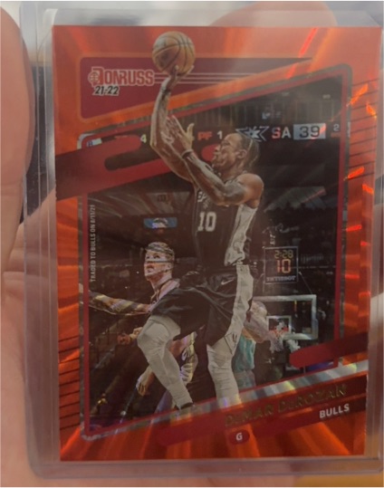 2021-22 Donruss #21 DeMar DeRozan — front