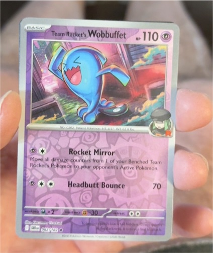 2025 Pokémon TCG Team Rocket's Wobbuffet #082 — front