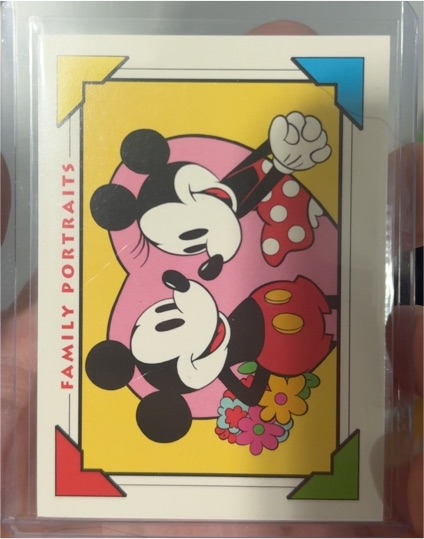 1991 Impel Disney #127 I Only Have Eyes For You Mickey Mouse & Minnie Mouse — front