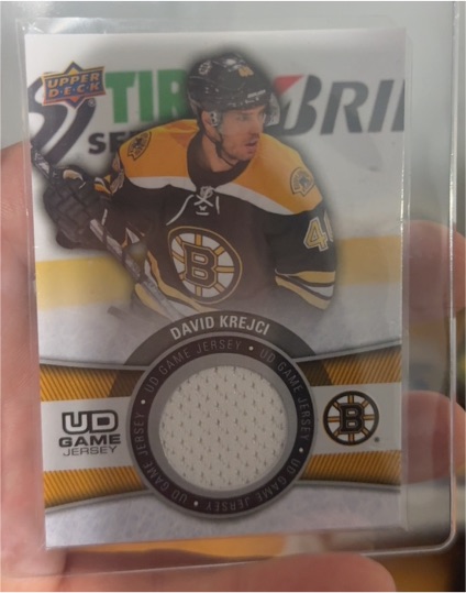 2015-16 Upper Deck Series 1 #GJ-DK David Krejci — front