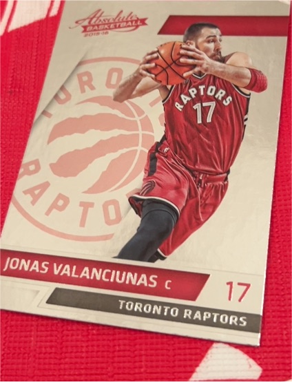 2015-16 Panini Absolute Basketball #17 Jonas Valanciunas — front