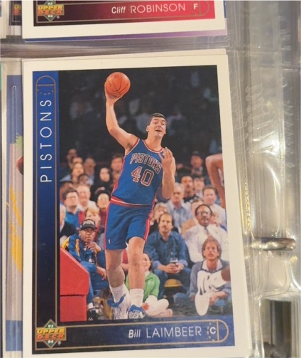 1993-94 Upper Deck #153 Bill Laimbeer — front