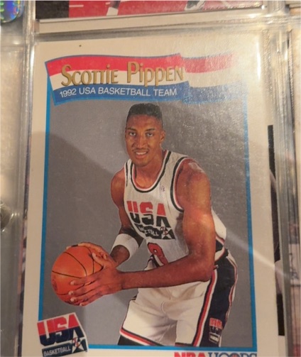 1991-92 Hoops #582 Scottie Pippen USA Basketball — front