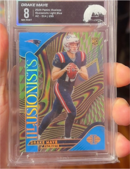 2024 Panini Illusions #2 Drake Maye — front