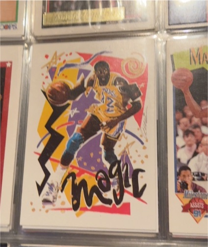 1990-91 NBA Hoops #367 Magic Johnson — front