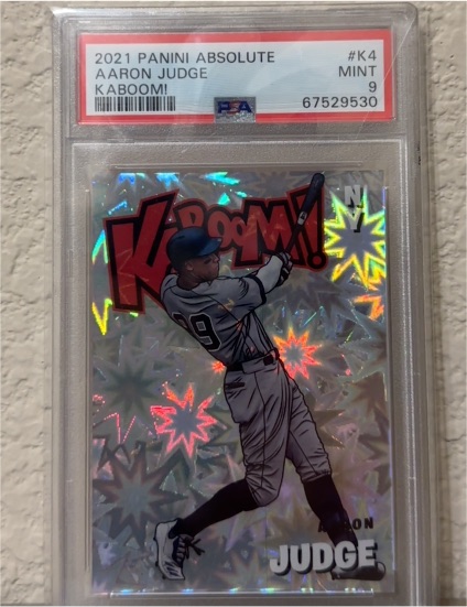 2021 Panini Absolute Kaboom! #K4 Aaron Judge — front