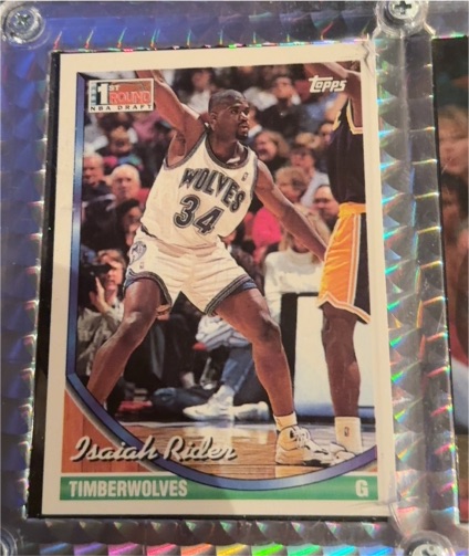 1993-94 Topps #322 Isaiah Rider — front