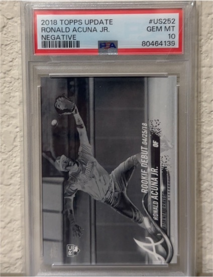 2018 Topps Update #US252 Ronald Acuna Jr. — front