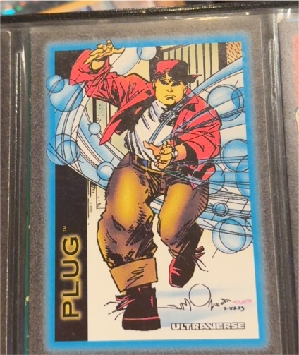 1993 SkyBox Ultraverse #23 Plug — front