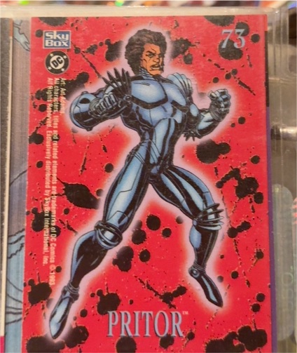 1993 SkyBox DC Bloodlines #73 Pritor — front