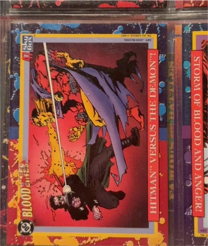 1993 SkyBox DC Bloodlines #47 Hitman versus The Demon — front