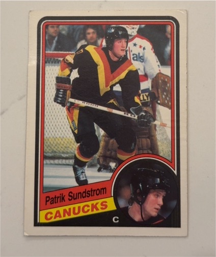 1984 O-Pee-Chee #331 Patrik Sundstrom Vancouver Canucks — front