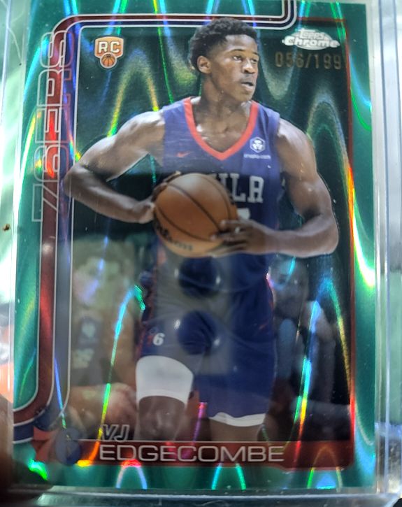 2025-26 Topps Chrome #253 VJ Edgecombe — front